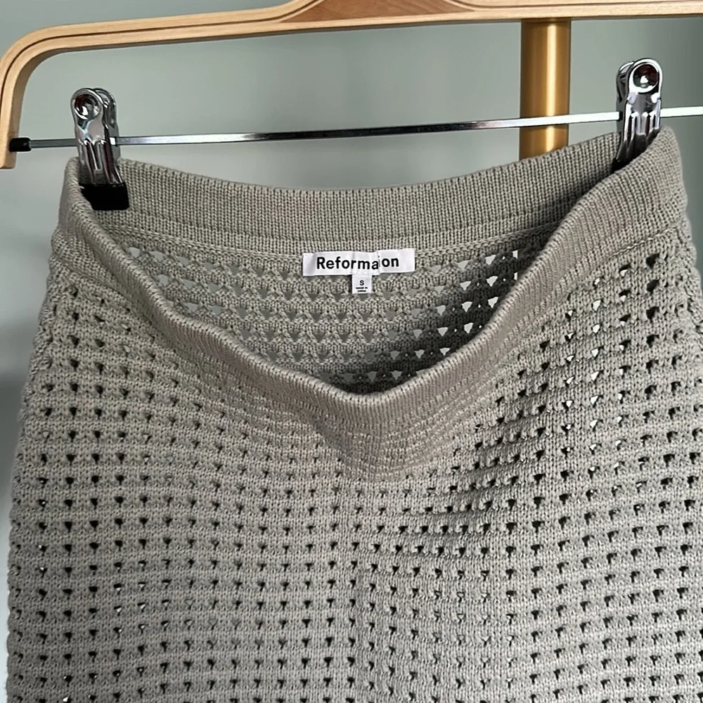 Reformation Woven Knit Two Piece Set - Picture 7 of 8